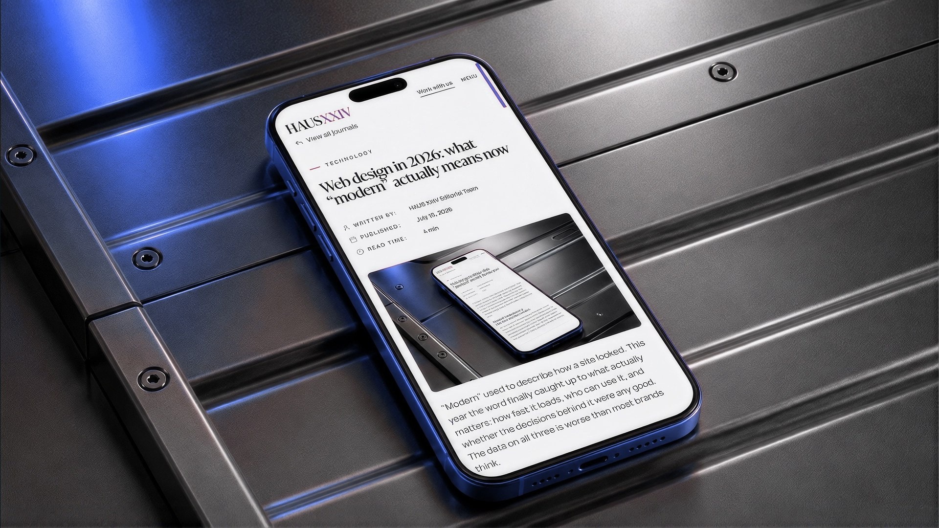 Web design in 2026: what “modern” actually means now